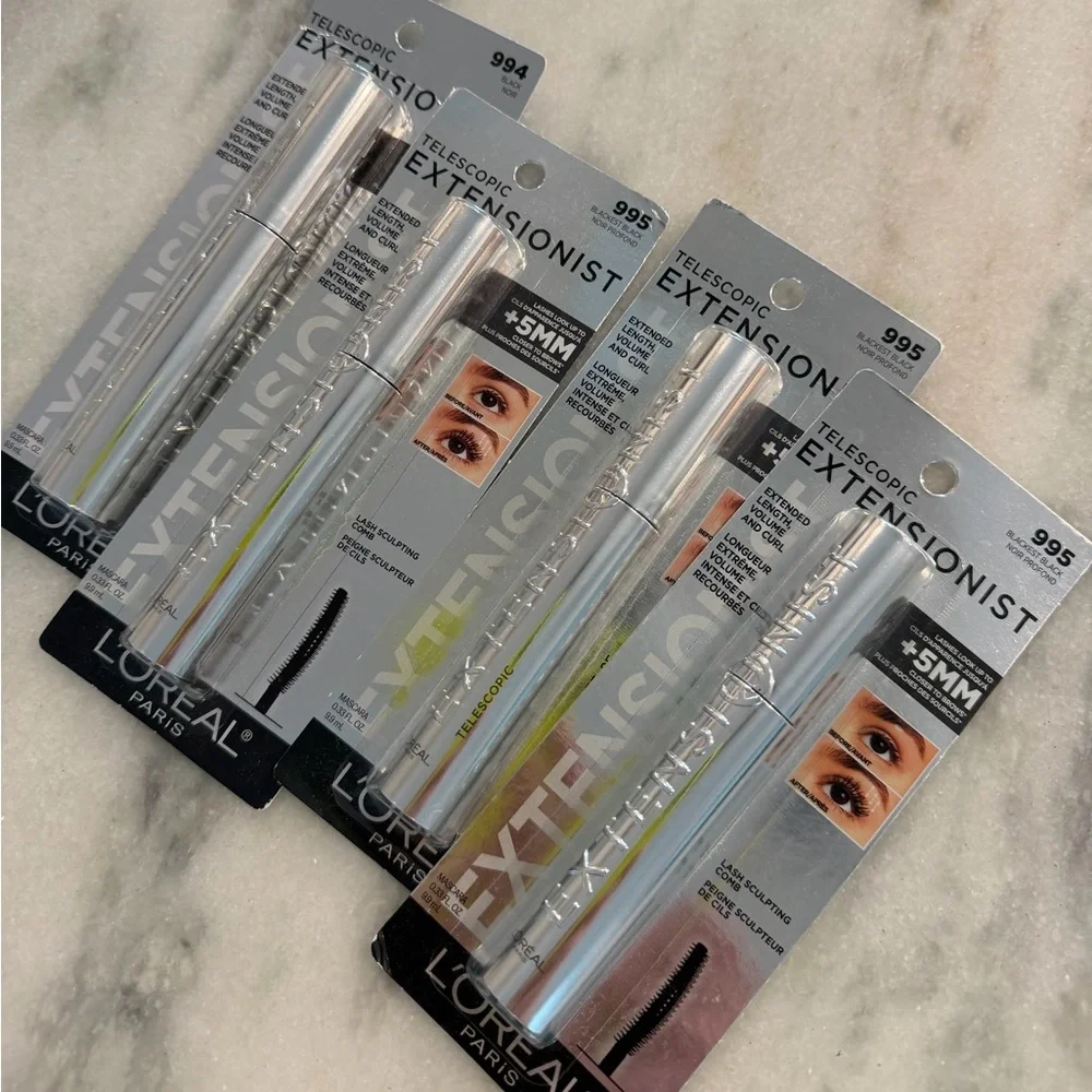 L'Oreal Paris Extensionist Mascara, 4 pack, new in box